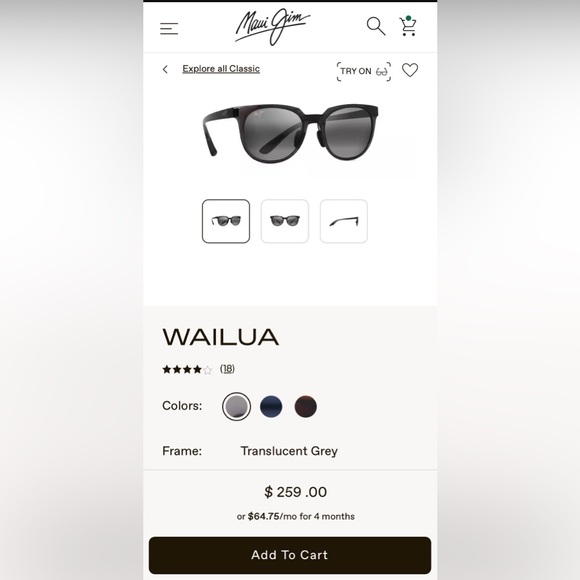 Unisex Wailua by Maui Jim sunglasses main image 16